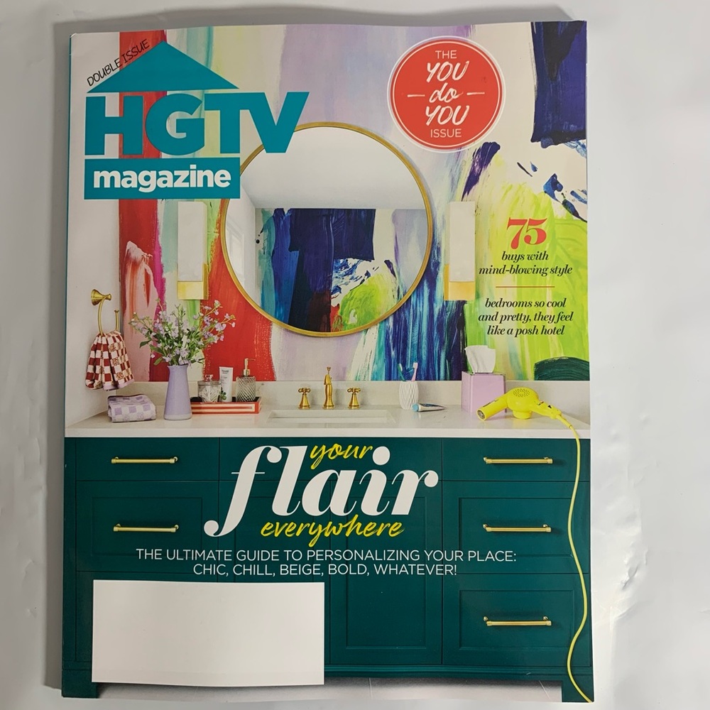 HGTV Magazine March April 2022 Ultimate Guide To Personalize Flair Chic Chill